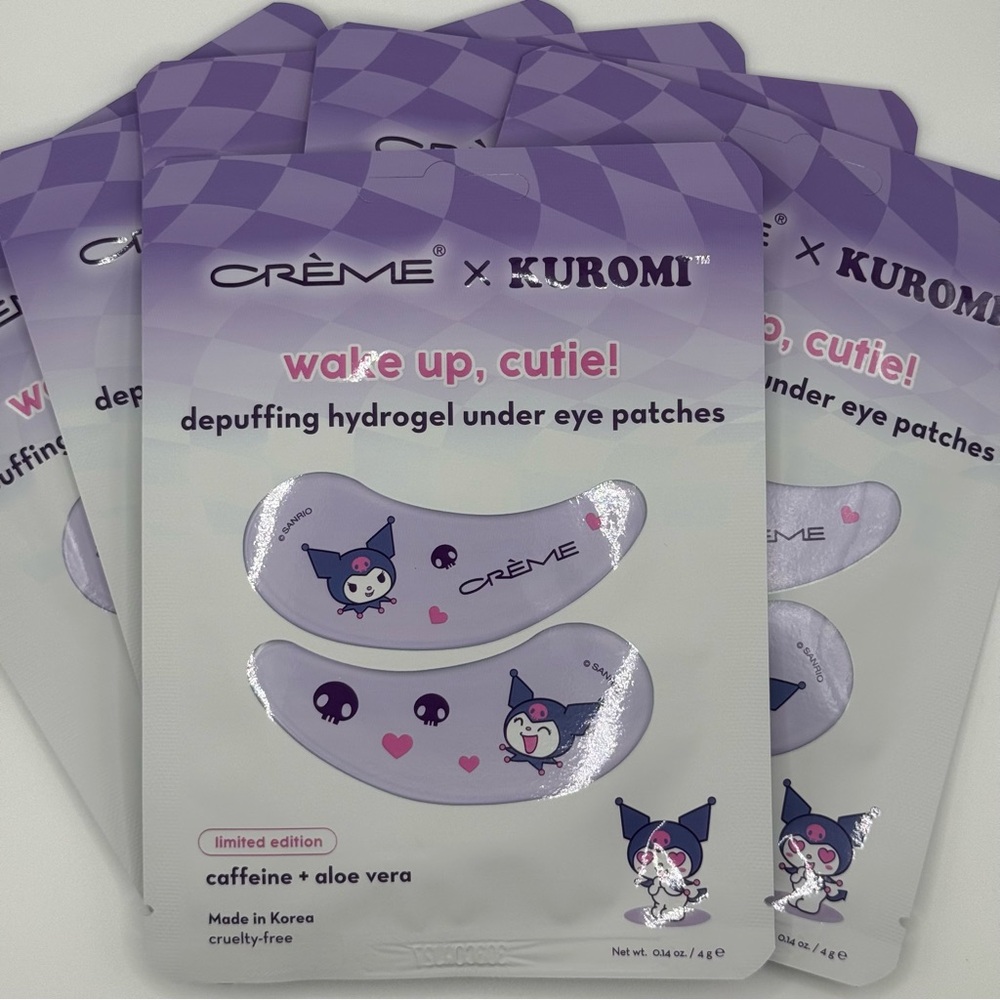 Crème x Kuromi Depuffing Hydrogel Under Eye Patches - 6 eye patches